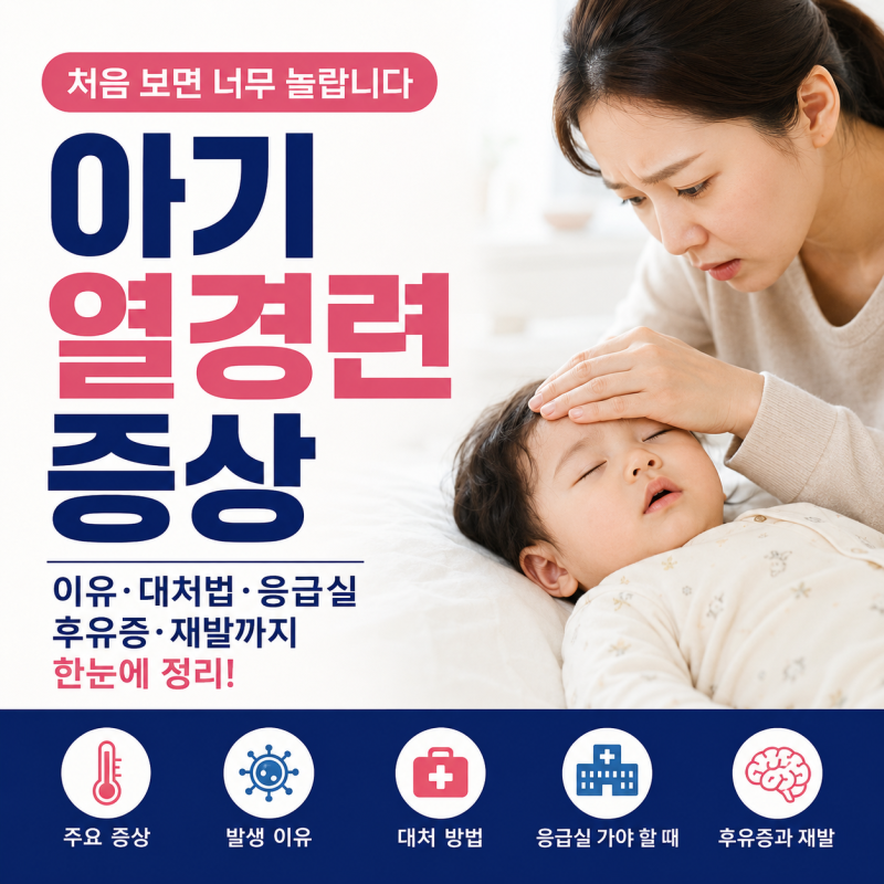 아기 열경련 증상, 처음 보면 놀라지만 꼭 알아야 할 대처법