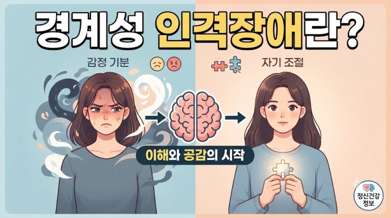 경계성 인격장애란 무엇인가｜감정 기복이 심한 사람일까? 증상부터 원인, 치료법까지 총정....