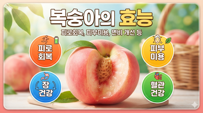 여름 보약 복숭아의 모든 것 백도, 황도, 천도, 개복숭아 효능부터 고르는 법·보관법까지 총....