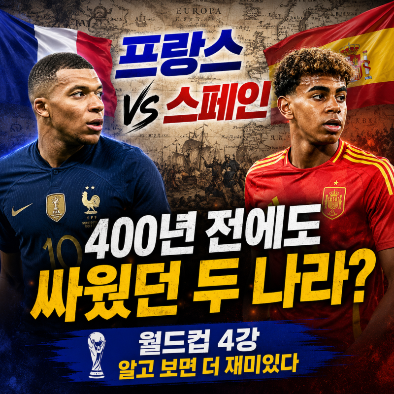 프랑스 스페인 월드컵 4강 — 역대 전적과 음바페·야말, 400년 역사까지