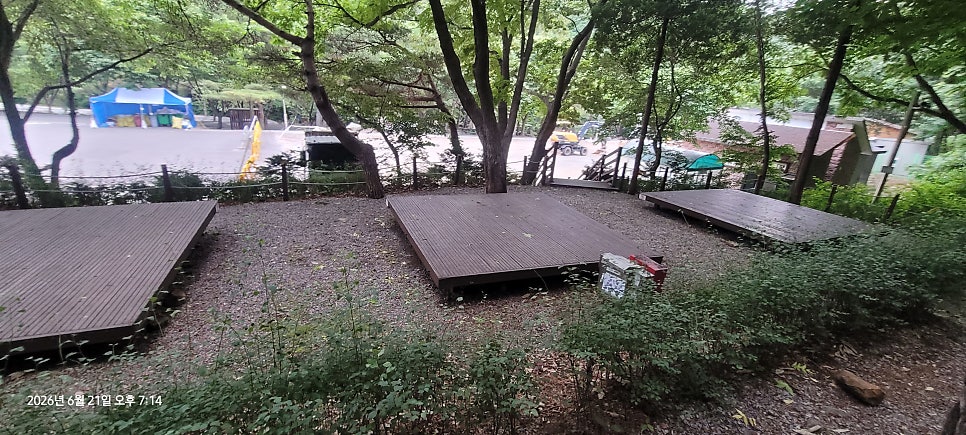 용현자연휴양림 야영장 사진 4