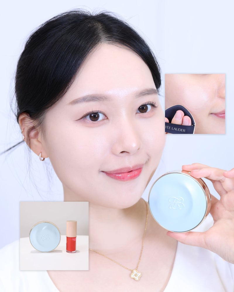 에스티 로더 더블 웨어 스킨 핏 쿠션 1N0 포슬린 & 젤리 글로우 오일 카카오톡 선물하기에서 ....
