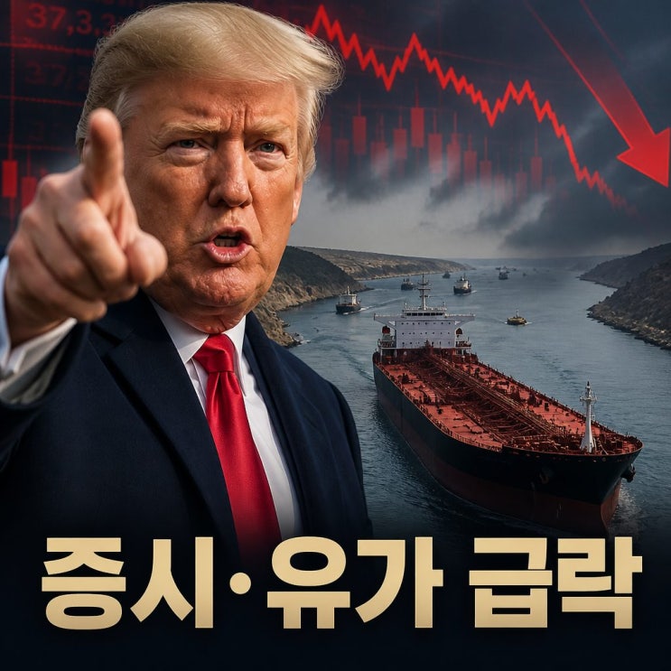<b>트럼프 호르무즈 통행료</b> 20 부과 예고에 증시 흔들려