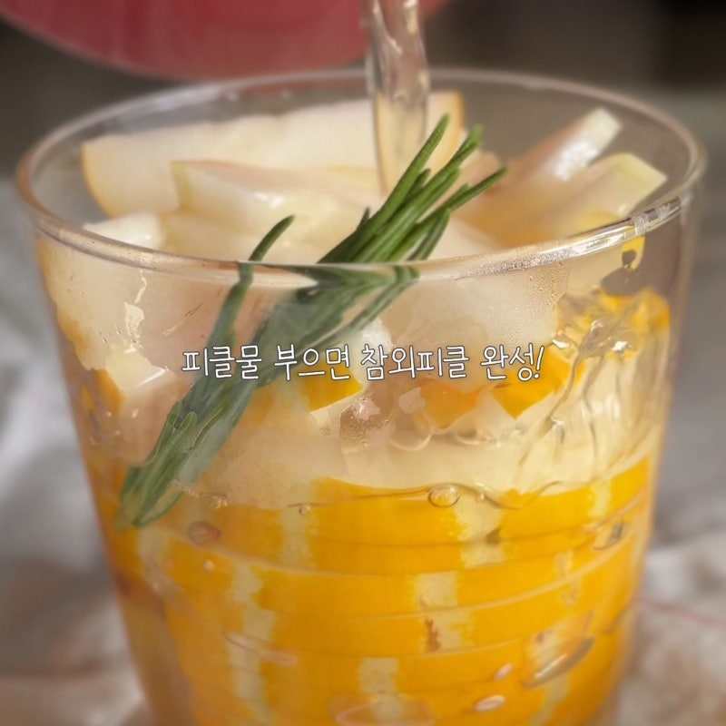 참외보관법 샌드위치 잘 어울리는 참외피클요리