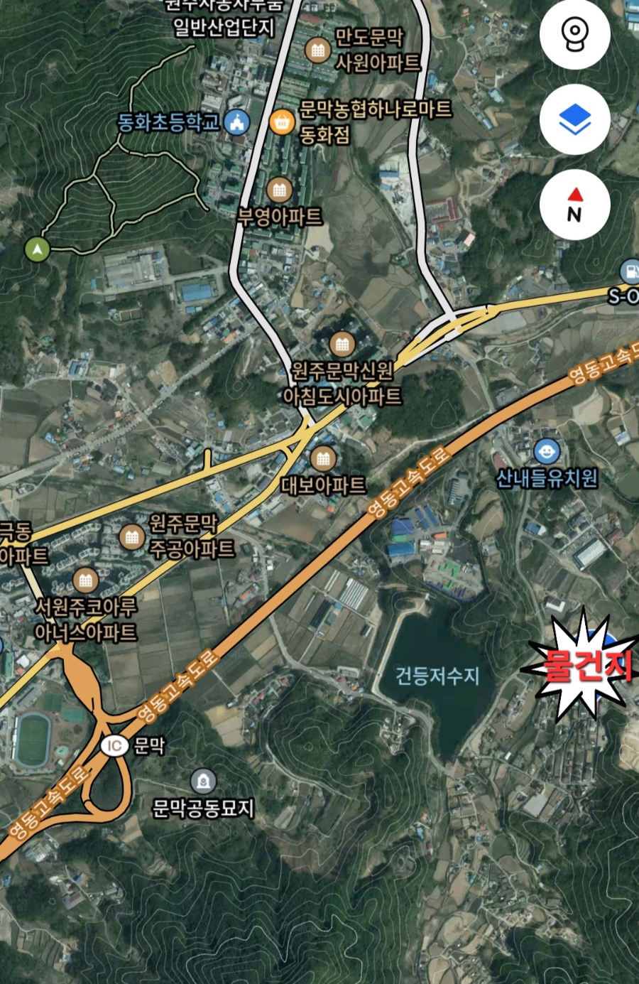 건등저수지 사진 4