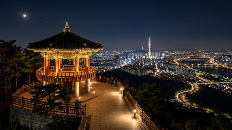 북악스카이웨이 팔각정 야경 총정리 | 7월 서울 야간 드라이브 코스, 주차·운영시간·라면·....