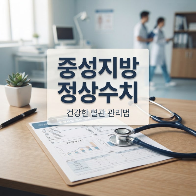 혹시 나도 고중성지방혈증? 중성지방정상수치 범위와 관리 팁