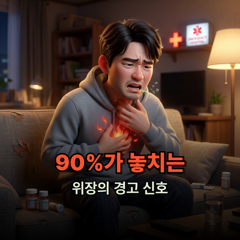 역류성 식도염 증상 자가 진단, 이 증상 중 3개 이상 해당하면 당장 병원 가세요