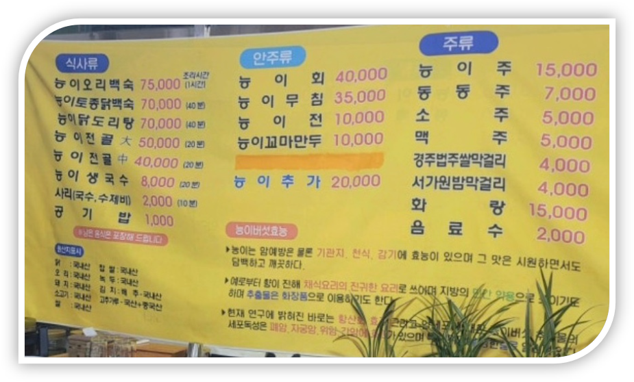 성당동 제1능이버섯생국수 본점 사진 3