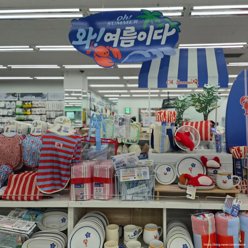 다이소 물놀이 용품 가방부터 튜브 매트까지 다 있다!