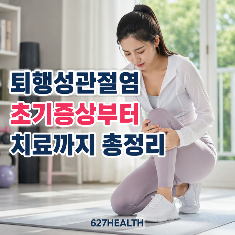 퇴행성관절염 초기증상부터 치료까지 총정리