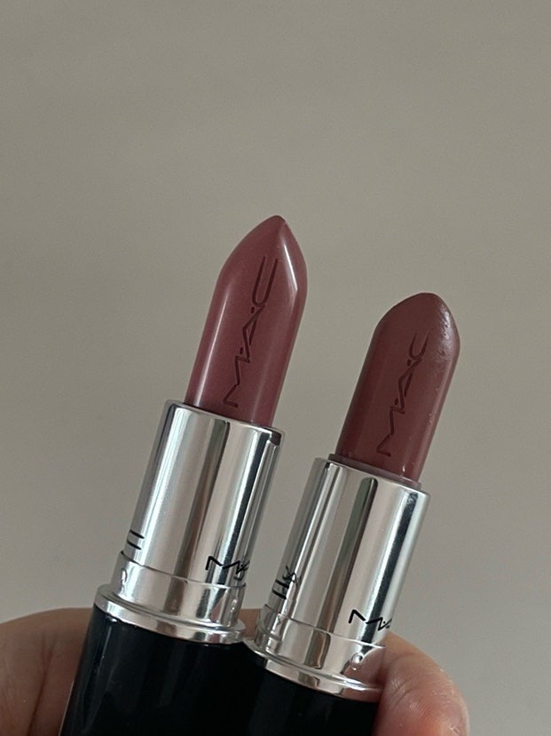 맥(MAC) 립스틱 땡스잇츠맥 vs 허그미 그외 소장 맥 발색 (테디2.0,테이큰, +추가 얼론타임)
