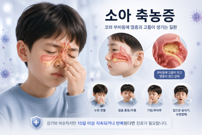 아이 구취(입냄새), 비염 오래 두면 축농증으로 넘어갑니다 l 광주 어린이병원