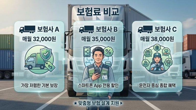 화물차 보험료, 다이렉트로 갈아타면 진짜 20% 낮아질까?