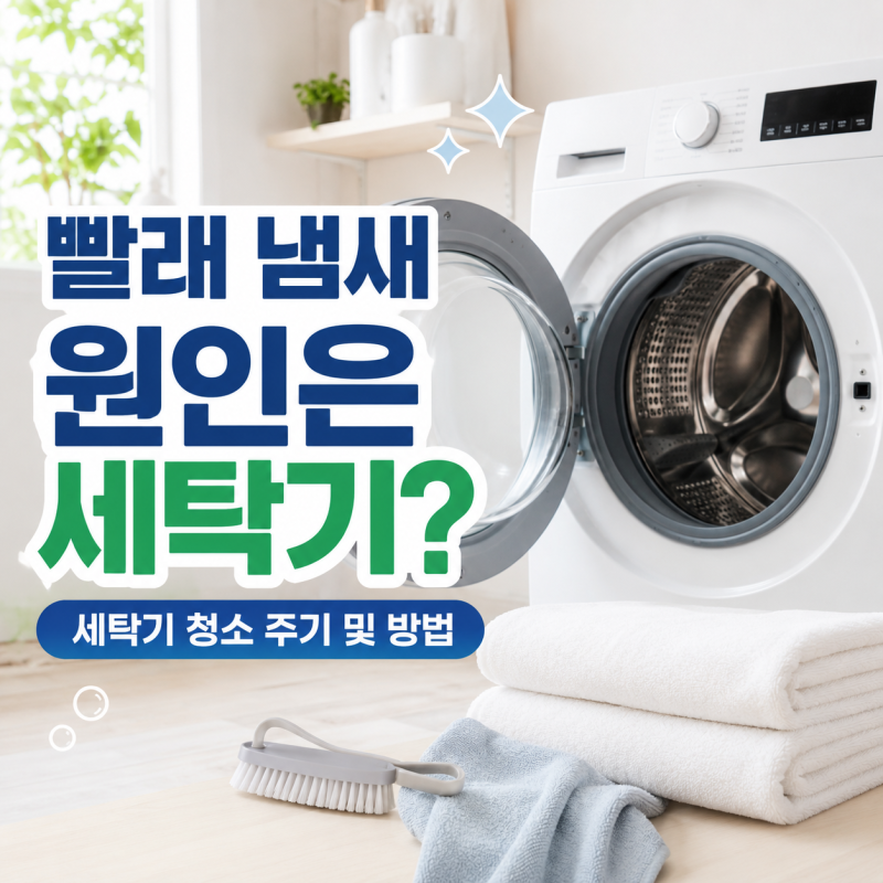 세탁기 청소 주기 및 방법, 세탁조부터 고무패킹까지 한 번에