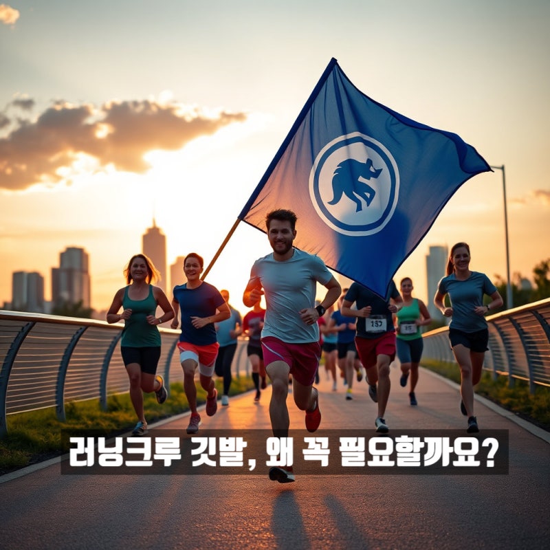 우리 팀의 아이덴티티! 러닝크루 깃발 및 배너 제작 가이드