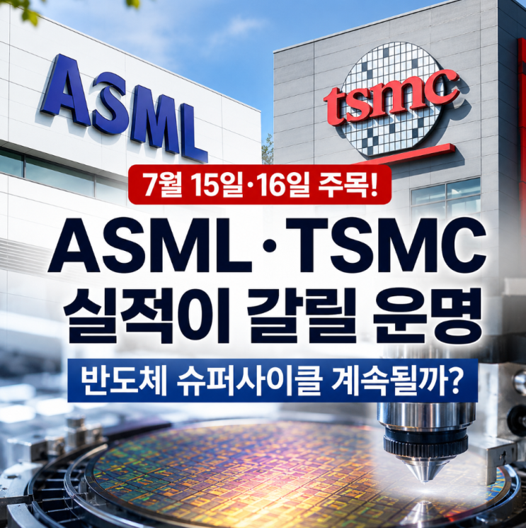 반도체 슈퍼사이클 전망, ASML·<b>TSMC 실적발표</b> 7월 15일과... 