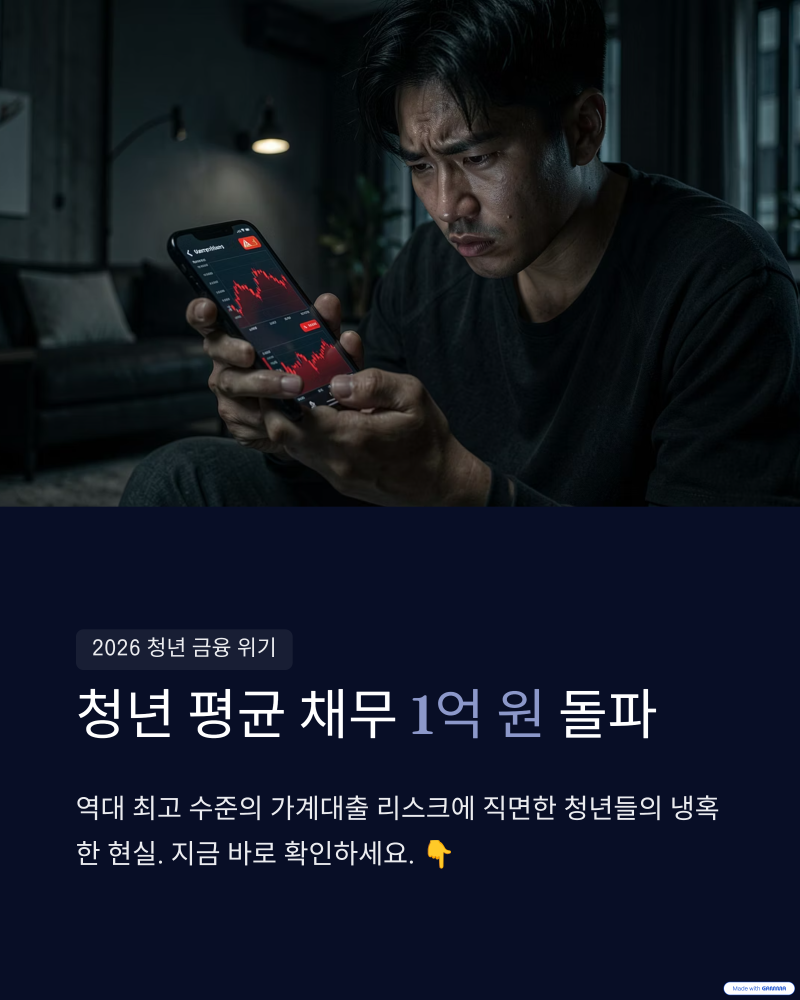 청년 가계대출 빚, 2026년 정부지원 정책 및 꿀팁 가이드!