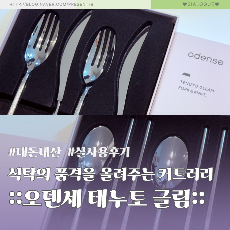 [내돈내산] 오덴세 테누토 글림 커트러리 2인조세트 실사용후기 | 최저가 구매한 곳, 할인이....