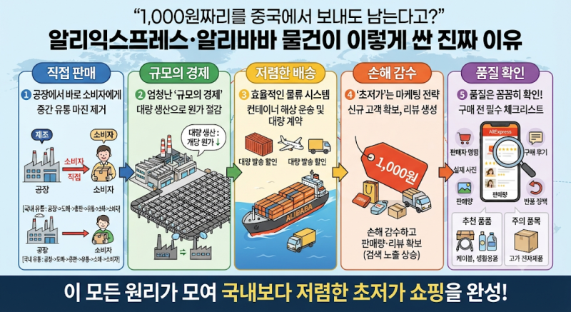 "1,000원짜리를 중국에서 보내도 남는다고?" 알리익스프레스·알리바바 물건이 이렇게 싼 진짜....