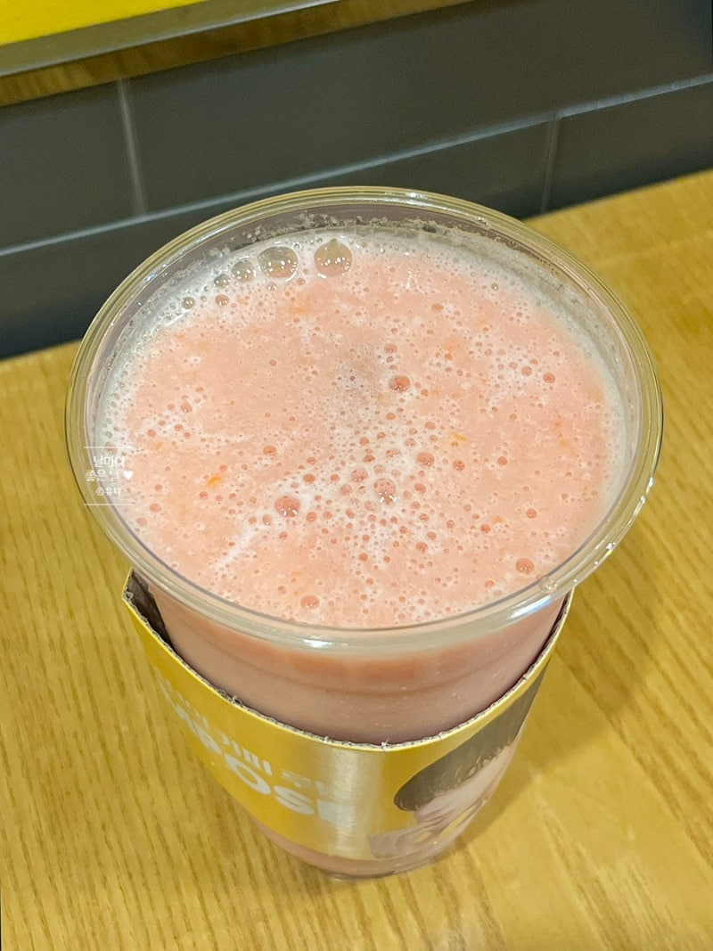 컴포즈커피 메뉴판 신메뉴 토마토주스 제주 한라봉 후기
