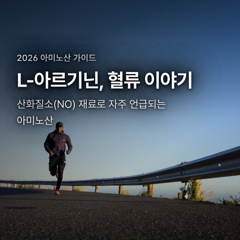 L-아르기닌 효능, 혈류·운동 전에 꼭 알 점