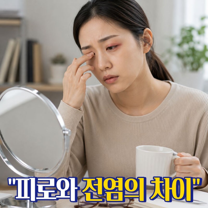 다래끼나는이유 피로가 쌓이면 더 잘 생길까 전염과 차이
