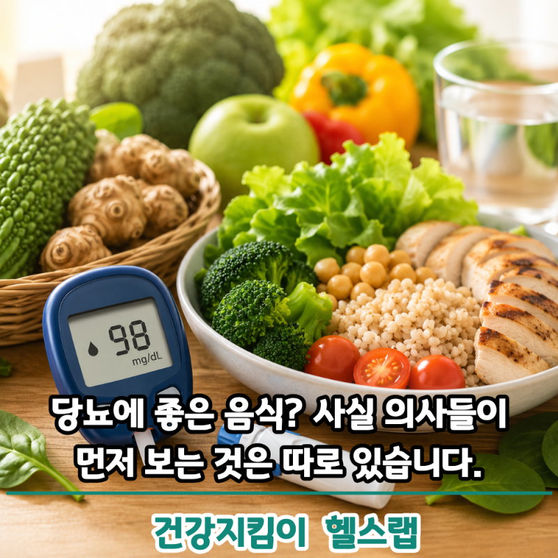 당뇨에 좋은 음식? 사실 의사들이 먼저 보는 것은 따로 있습니다