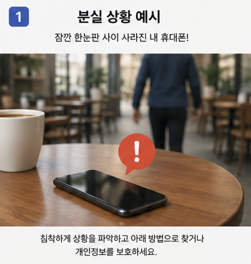 분실한 휴대폰 찾는 방법 총정리 (안드로이드·아이폰) 2026 최신
