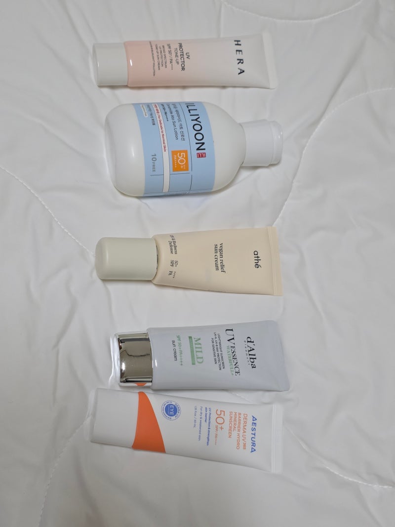 선크림 이야기 헤라 톤업선크림 코이 선크림 일리윤 선로션 아떼 무기자차 에스트라 무기자....