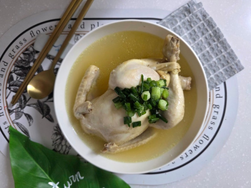 전기밥솥 녹두 삼계탕 끓이는법 초복 닭백숙 닭손질 황금레시피
