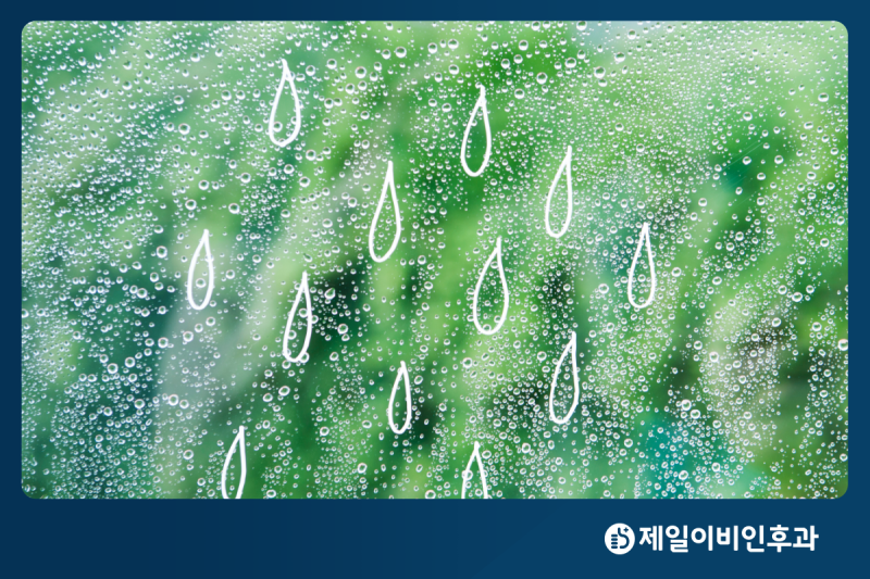 습한 장마철에 코막힘 유발하는 코 곰팡이 진균성 부비동염이 생기기 쉬워요