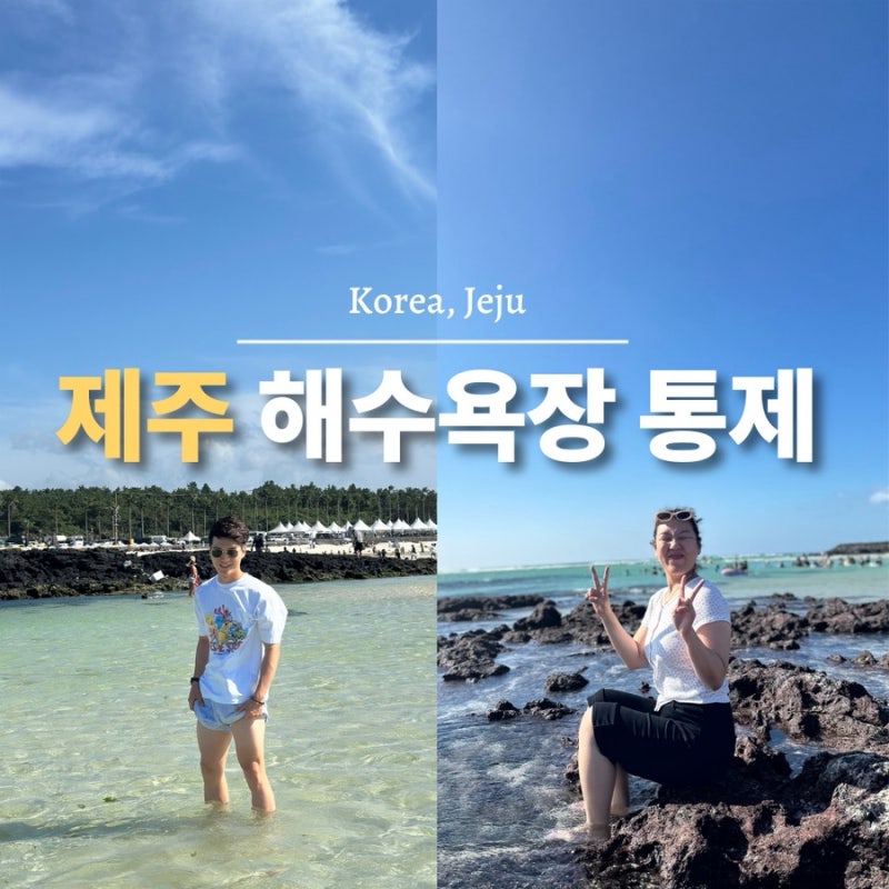 [제주도] 태풍에 해수욕장 통제될까? 7월 제주도 해수욕장 통제 및 입장가능 상황