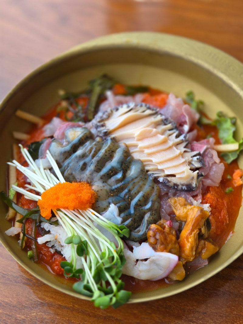 속초 청초호 호수뷰 맛집 청초수물회 평일 후기 주차 웨이팅 정보