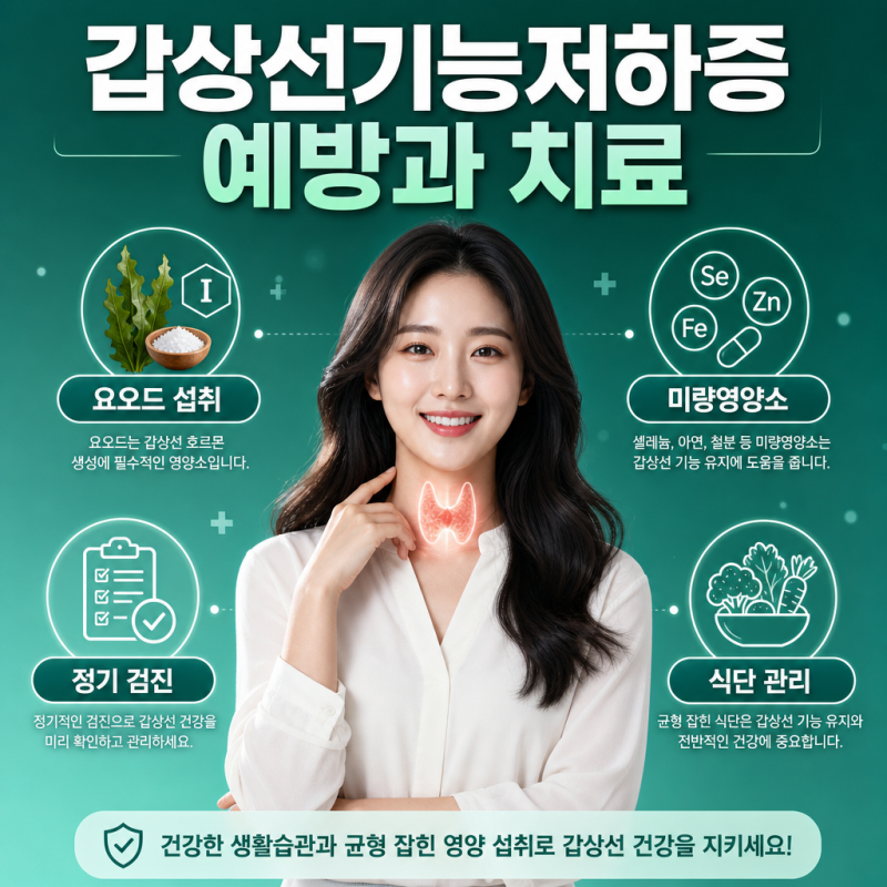 갑상선기능저하증에 좋은 음식 리스트! 식단 구성의 핵심은?