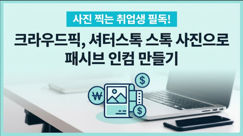[디지털 부업] 사진 찍는 취업생 필독! 크라우드픽, 셔터스톡 스톡 사진으로 패시브 인컴 만....
