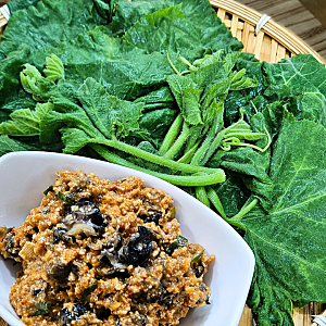 호박잎 맛있게 찌는 법｜손질법부터 찌는 시간까지
