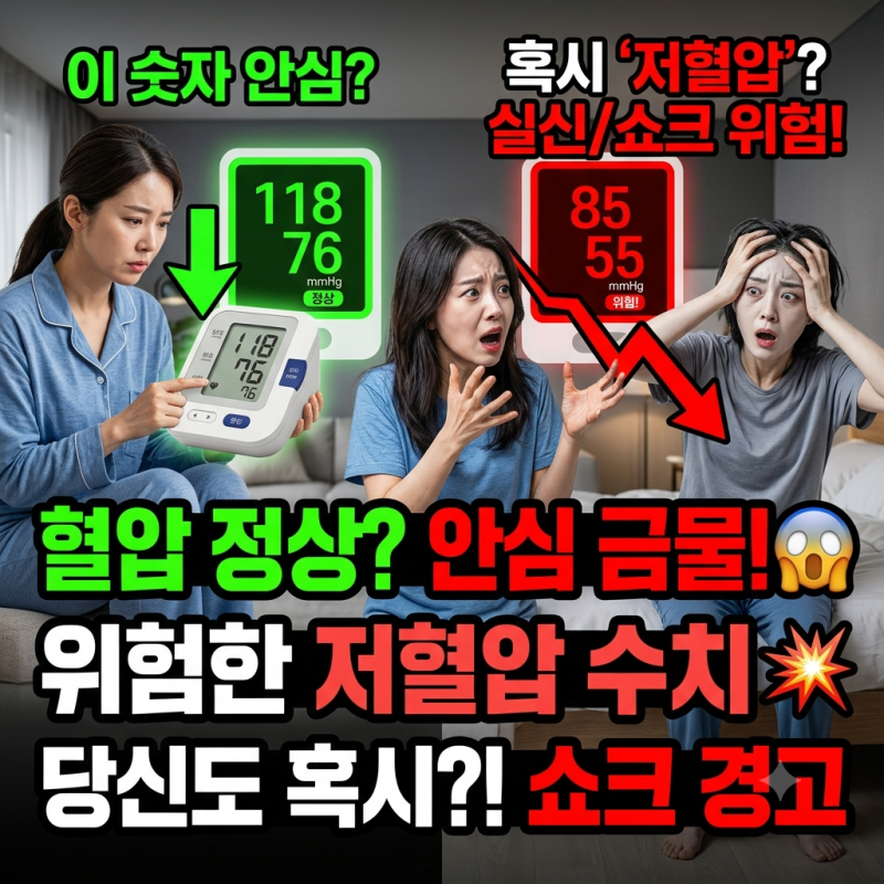 혈압정상수치 기준과 위험한 저혈압수치 증상 총정리