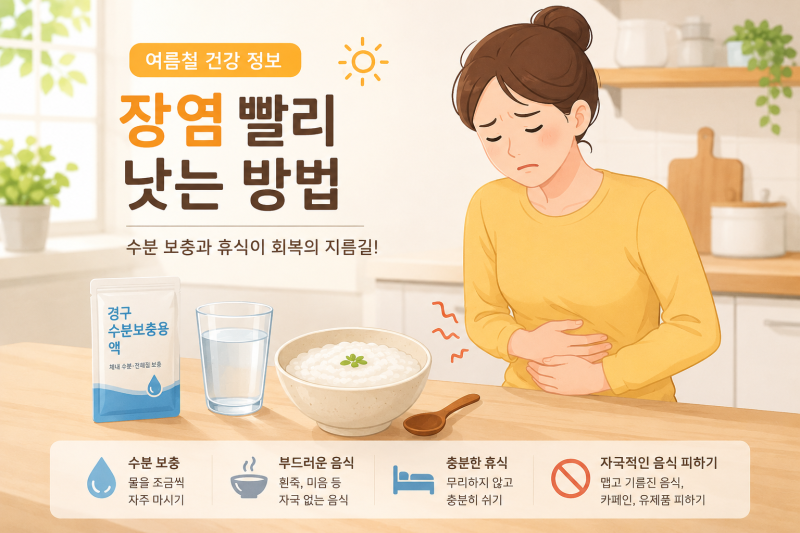 장염 증상 있을 때 꼭 알아야 할 회복 방법과 음식