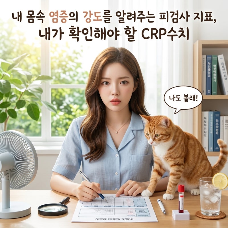 내 몸속 염증의 강도를 알려주는 피검사 지표, 내가 확인해야 할 CRP수치