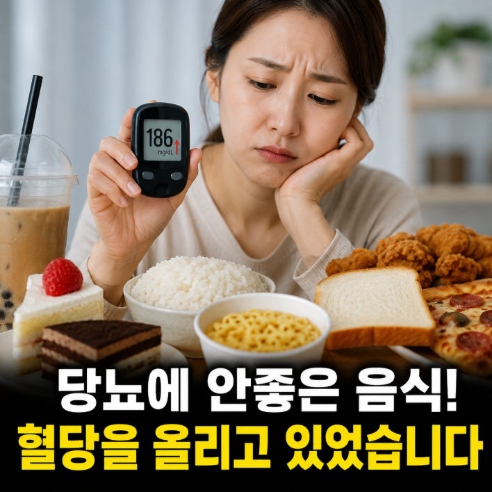당뇨에 안좋은 음식, 건강하다고 먹던 것들이 혈당을 올리고 있었습니다