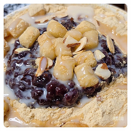 설빙 메뉴 팥빙수 인절미토스트 달달한 미숫가루 맛