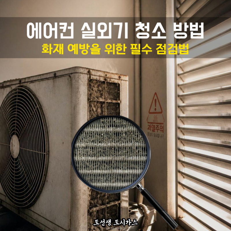 에어컨 실외기 청소 방법 총정리｜먼지 제거부터 화재 예방 관리법까지