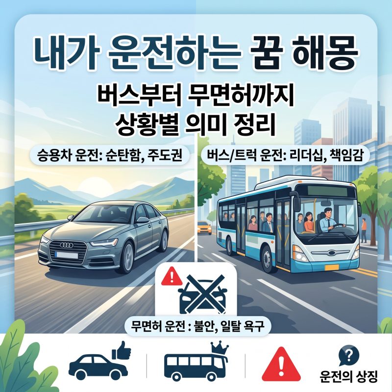 차 운전하는 꿈해몽: 브레이크 고장 사고 꿈이 암시하는 심리 상태