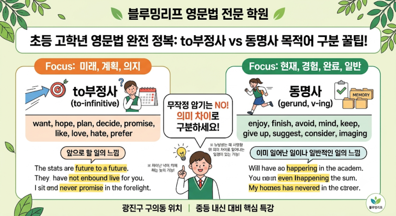 [영어 문법] to부정사와 동명사를 목적어로 취하는 동사