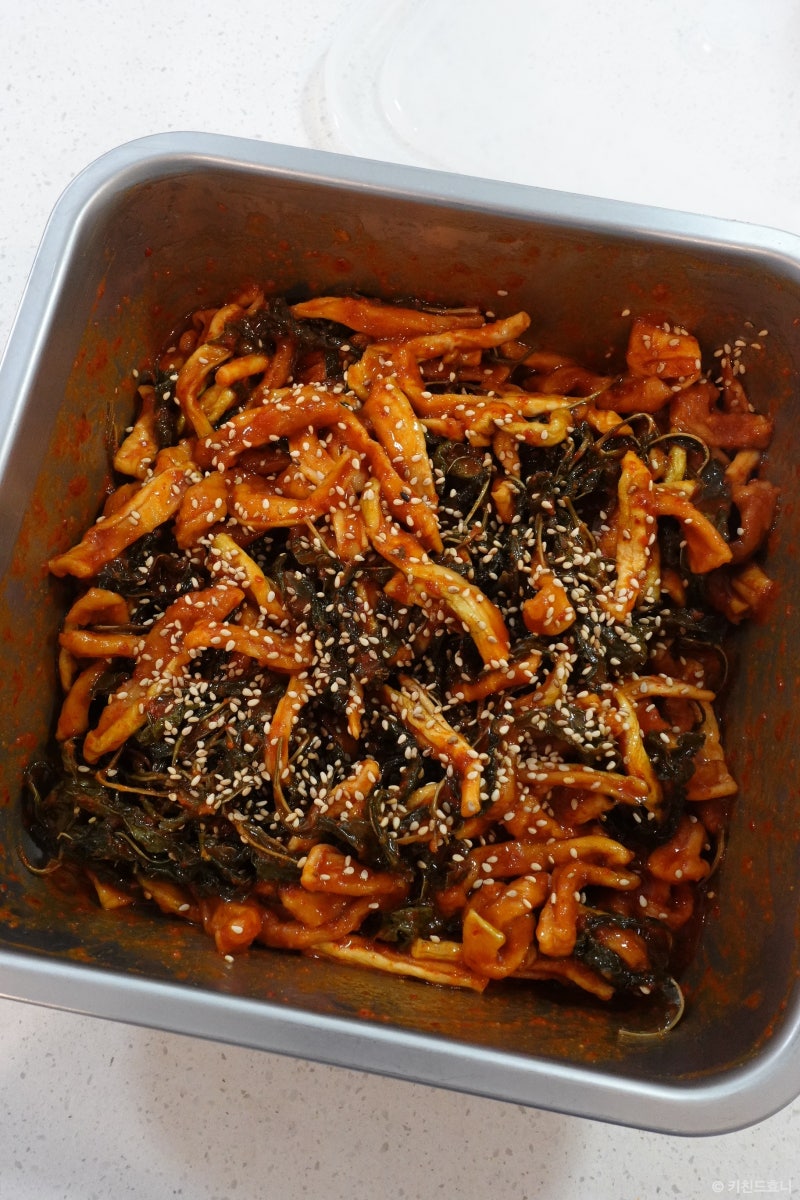 무말랭이무침 맛있게 만드는 법 | 촉촉한 무말랭이무침 레시피