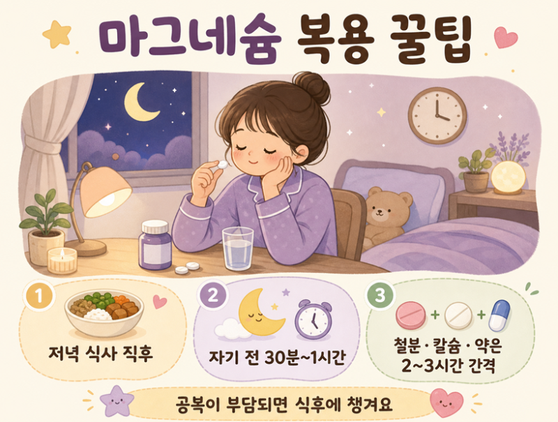 다이어트 영양제 추천! 눈밑 떨림 수면 질 개선에 어울리는 마그네슘 복용법 총정리