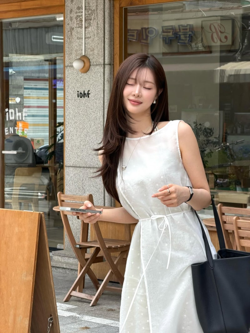 이시안 기은세 인스타그램 패션 원피스, 정채연 블라우스로 여름 코디 완성! 온앤온 W컨셉 기....