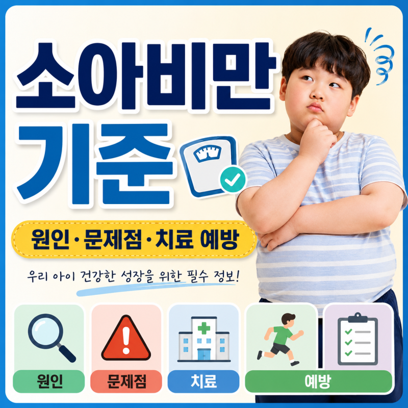 소아비만 기준과 원인 알아보기, 문제점부터 치료 예방 방법까지 정리