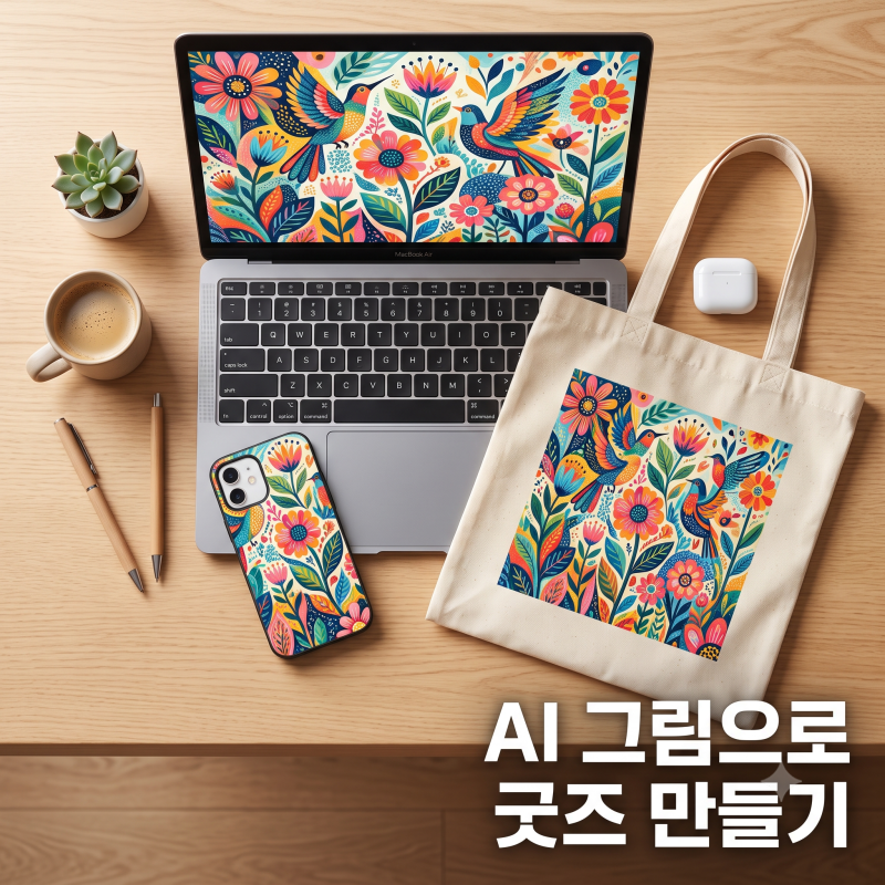 AI 그림으로 폰케이스 만들기: 무재고 굿즈 제작, 집에서 당장 시작하는 법